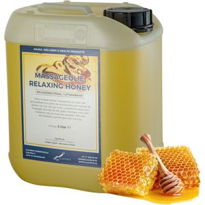 Massageolie Relaxing Honey 5 liter - 100% natuurlijk - biologisch en koud geperst