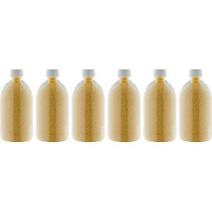 Badkaviaar Zen Moment - 400 gram - Fles met witte dop- set van 6 stuks - bad parels voor in bad
