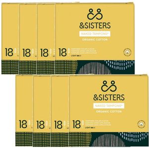 &SISTERS – Tampons – Light – 8 pak – Biologisch Katoen - Duurzaam