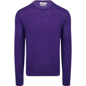 King Essentials The John Pullover Merino Paars - Heren - Pullovers