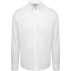King Essentials - The Tommy - Overhemd - Wit - Regular-Fit - 100% Katoen