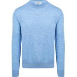 King Essentials - Pullover - Blauw - 100% Merinowol