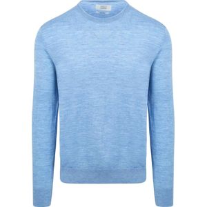 King Essentials The John Pullover Merino Lichtblauw - Heren - Pullovers