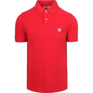 King Essentials The Rene Poloshirt Rot - Größe S