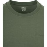 King Essentials The Shawn T-Shirt Olijfgroen - Heren - Print T-shirts