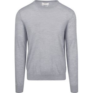 King Essentials The John Pullover Merino Grijs - Heren - Pullovers