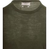 King Essentials The John Pullover Merino Army Groen - Heren - Pullovers