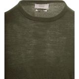 King Essentials The John Pullover Merino Army Groen - Heren - Pullovers