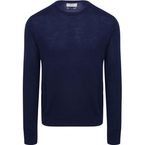 King Essentials The John Pullover Merino Navy - Heren - Pullovers