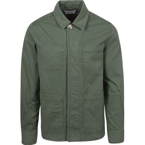 King Essentials - The Benjamin - Overshirt - Olijfgroen