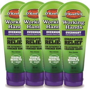 O'KEEFFE'S - Working Hands Overnight tube - 4 pak