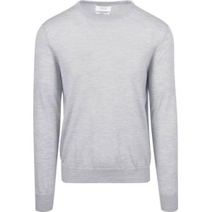 King Essentials The John Pullover Merino Lichtgrijs - Heren - Pullovers