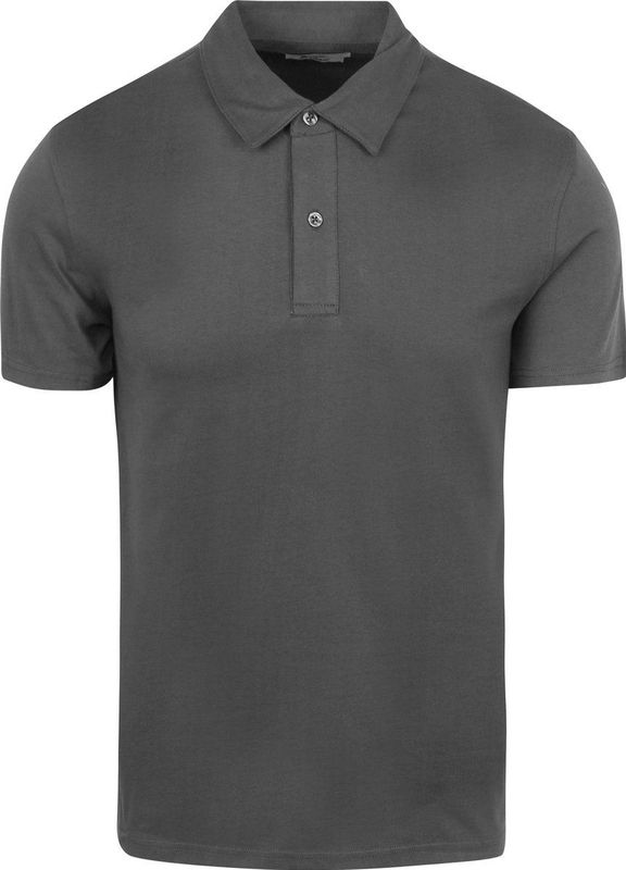 King Essentials The James Poloshirt Antraciet - Heren