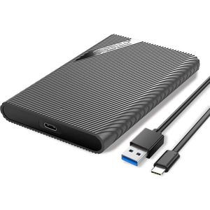 ORICO - USB3.0 Behuizing voor 2'5"" SATA HDD/SSD / UASP / 10 Gbit/s / Toolfree - Zwart - Model: 2521C3