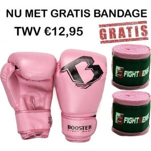 Booster - BT STARTER - BOKSHANDSCHOEN - Roze - 12OZ - NU MET GRATIS BANDAGE