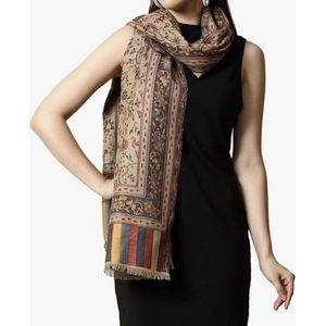 N3 Collecties Kashmiri Kani-wollen stola voor dames