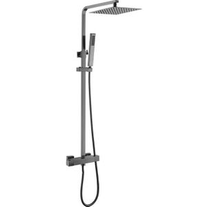 Regendouche Set Horizon Vierkant Gun Metal