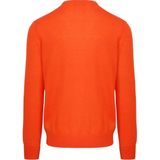 King Essentials The John Pullover Merino Oranje - Heren - Pullovers