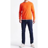 King Essentials The John Pullover Merino Oranje - Heren - Pullovers