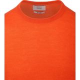 King Essentials The John Pullover Merino Oranje - Heren - Pullovers