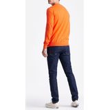 King Essentials The John Pullover Merino Oranje - Heren - Pullovers