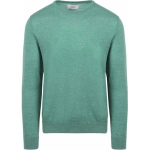 King Essentials The John Pullover Merino Groen - Heren - Pullovers