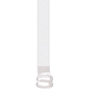 2 paar Julimex Siliconen schouderbandjes 20 mm ( 2 cm) breed met witte metalen haken