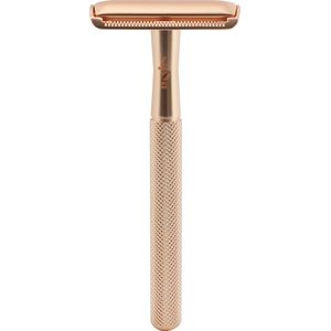 SQÓN - Kwalitatieve Safety razor - Rose Gold - Inclusief 10 mesjes - Metaal - Zero waste