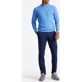 King Essentials The George Sweater Mid Blauw - Heren - Sweaters