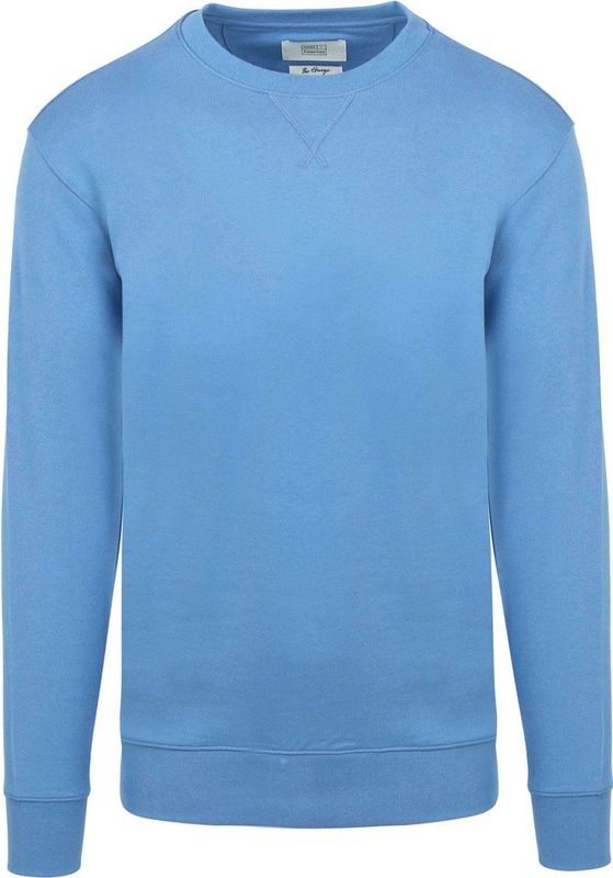 King Essentials The George Sweater Mid Blauw - Heren - Sweaters