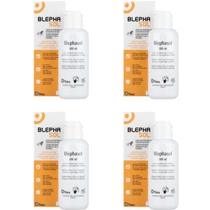 Blephasol - 4 x 100ml - Reiniging Oogleden en oogcontouren - Voordeelverpakking