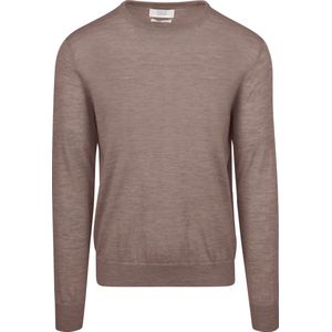 King Essentials The John Pullover Merino Bruin - Heren - Pullovers