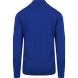 King Essentials The Michael Half Zip Pull Merino Lichtblauw - Heren - Pullovers