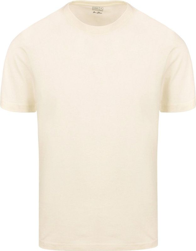 King Essentials The Steve T-Shirt Ecru - Heren - Print T-shirts