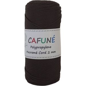 Polypropyleen Macrame koord - 2mm - Espresso - PP4 - Haken - Macramé - Paracord - Polyester