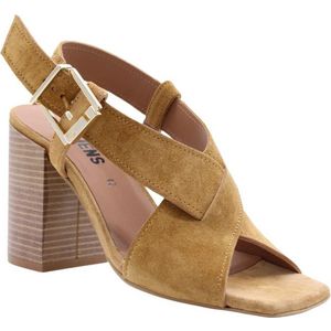 Carmens, Sandalen Bruin, Dames, Maat:38 EU