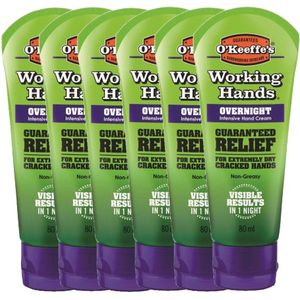 O'KEEFFE'S - Working Hands Overnight tube - 6 pak