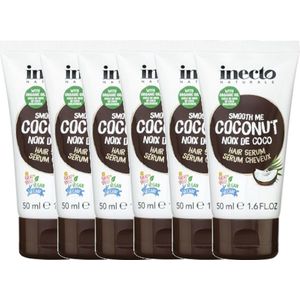 Inecto – Coconut Hair Serum – 6 pak – Hydraterend – Kokosolie – Droog haar