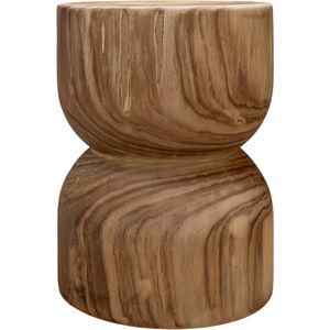 Indore Home - Woodville bijzettafel - Stool - Massief hout  - Boomstam - Boomstamtafel - Naturel