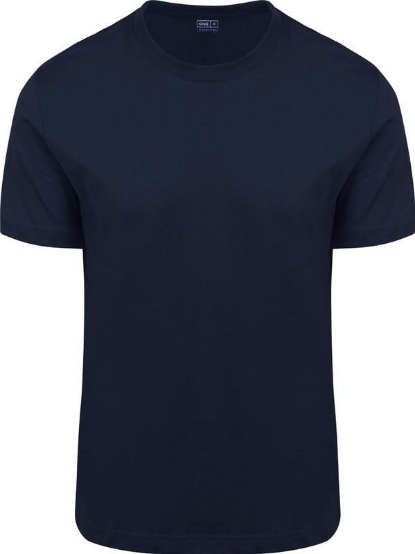 King Essentials The Steve T-Shirt Navy - Heren - Print T-shirts