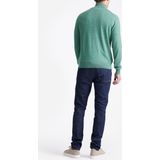 King Essentials The Michael Half Zip Pull Army Merino Groen - Heren - Pullovers