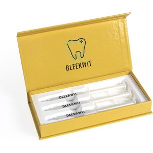 Bleekwit - Gel Refills - 3 Stuks Navulling Gel - Tanden Bleekgel spuiten - 0% Peroxide - Refill Gel - Veilig - Teeth Whitening - Tanden Bleken - Navulling - Witte Tanden - Tanden Bleker