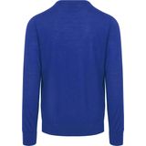 King Essentials The John Pullover Merino Royal Blauw - Heren - Pullovers