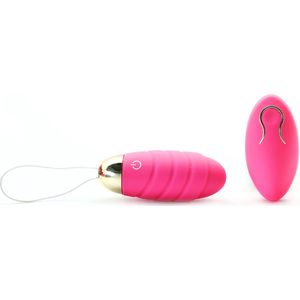 Vibration Egg 10 Trilstanden Paars - Sensationeel gevoel - 10 trilstanden - Vibrator ei met afstandbediening - Stimulerend voor vrouwen - Draadloos - Batterij oplaadbaar via USB poort - Stimulerend voor clitoris - Paars - Stimulerend voor G-spot