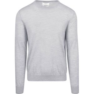 King Essentials The John Pullover Merino Lichtgrijs - Heren - Pullovers