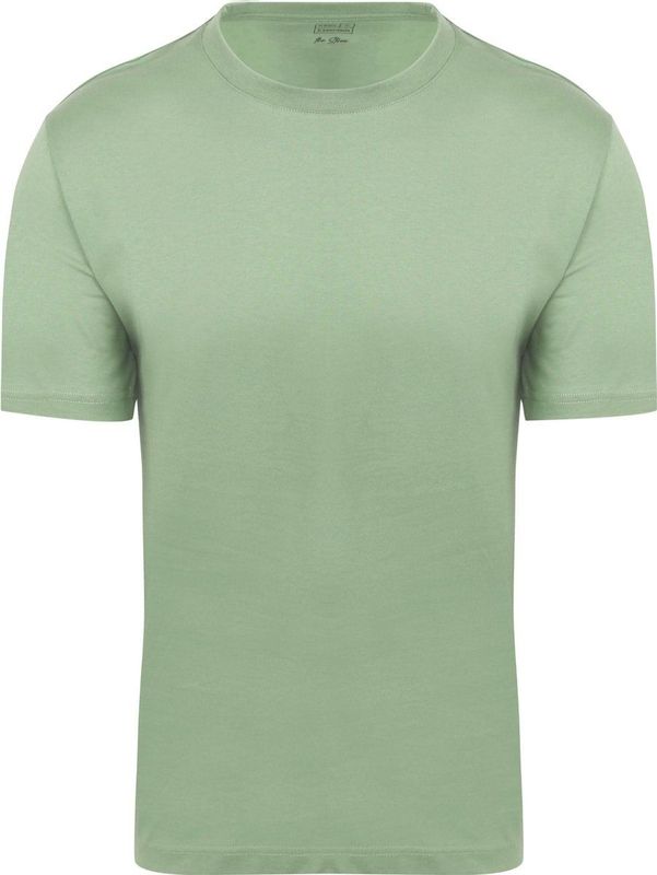 King Essentials The Steve T-Shirt Lichtgroen - Heren - Print T-shirts