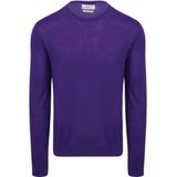 King Essentials The John Pullover Merino Paars - Heren - Pullovers