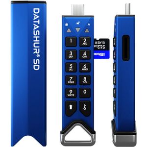 iStorage datAhsur SD flashdrive (module) - Single Pack - inclusief iStorage 64GB MicroSD Card