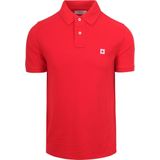 King Essentials The Rene Poloshirt Rood - Heren