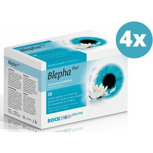 Blepha Plus - 4 x 28 steriele gaasjes - Voordeelverpakking